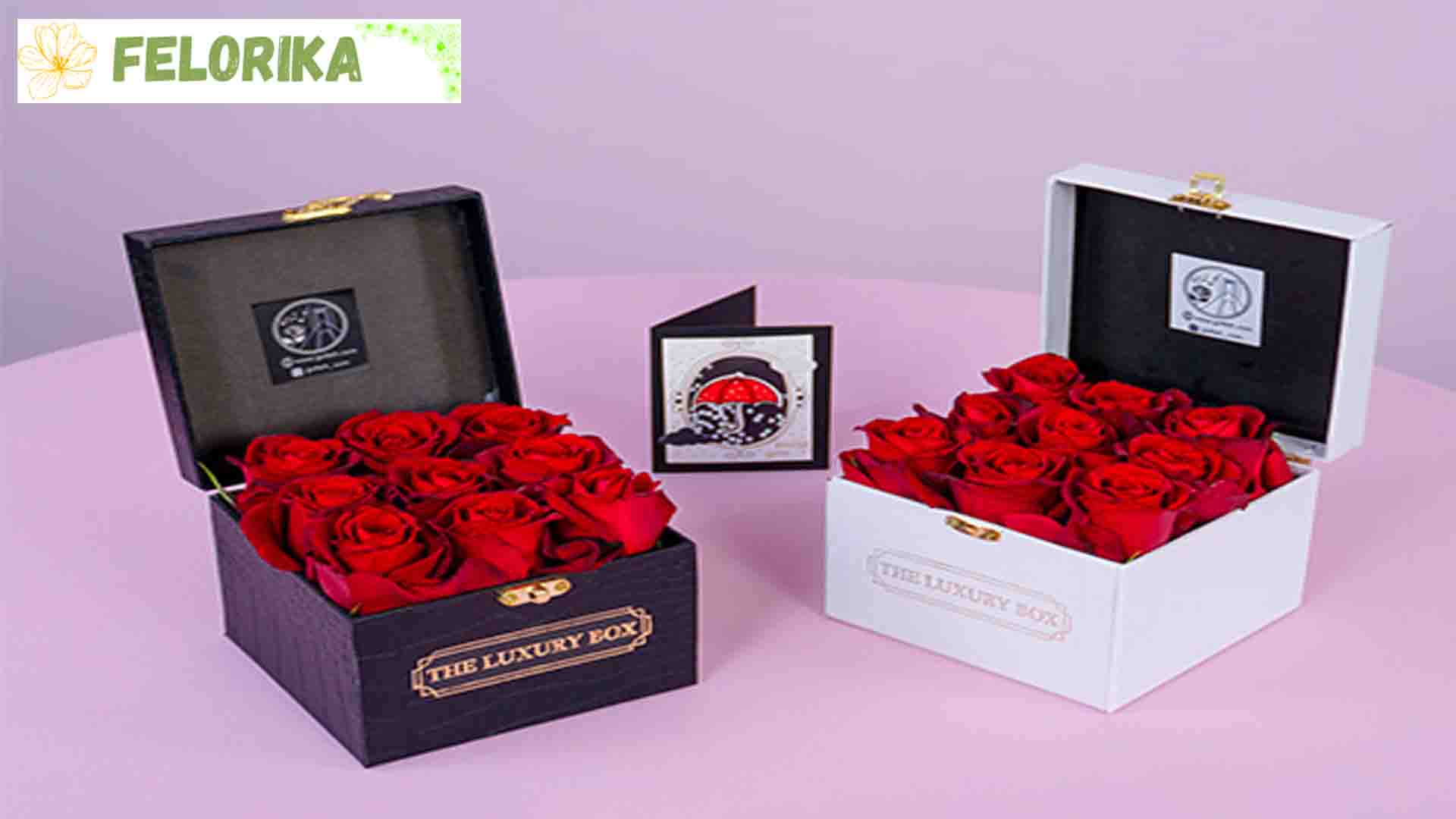 خرید باکس گل برای ولنتاین