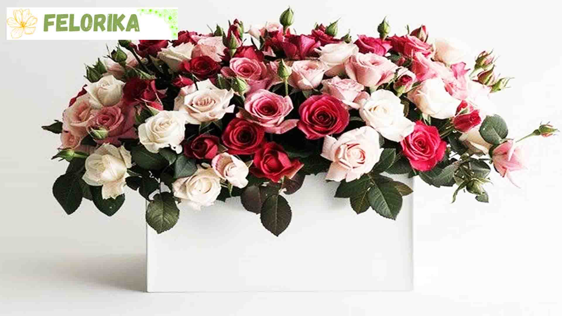خرید باکس گل ولنتاین